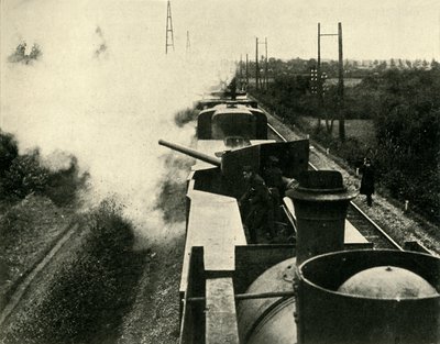 Train blindé de la marine britannique, Première Guerre mondiale, 1914, vers 1920 - Unbekannt
