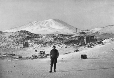 Explorateur britannique Ernest Shackleton au camp de base de Cape Royds, Antarctique, 1908 - Unbekannt