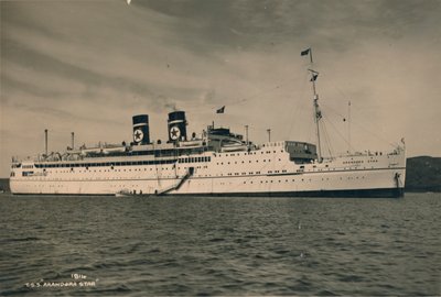 Paquebot britannique SS Arandora Star de la Blue Star Line, 1936 - Unbekannt