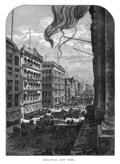Broadway, New York, 19ème siècle - Unbekannt