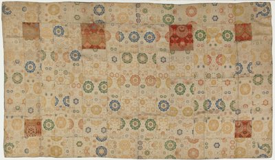 Brocade, soie. Une robe de moine bouddhiste, kesa, période Edo, 1615-1868 - Unbekannt