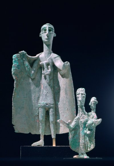 Statues en bronze de mère et enfant, culture nuragique, Siniscola, Sardaigne, 9e-6e siècle av. J.-C. - Unbekannt