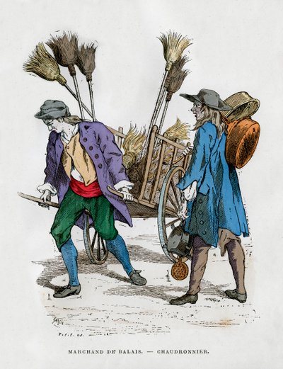 Vendeur de balais et chaudronnier, 1882-1884 - Unbekannt