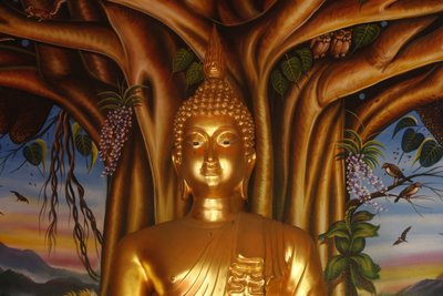 Statue de Bouddha à Wat Dab Phai, Chiang Mai, Thaïlande - Unbekannt
