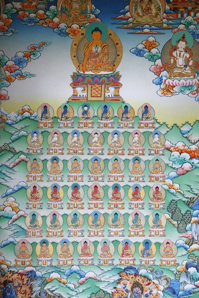 Royaume de Bouddha. Monastère de Kopan, Katmandou, Népal - Unbekannt