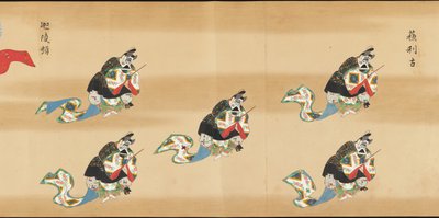 Rouleau Bugaku, 17ème siècle - Unbekannt