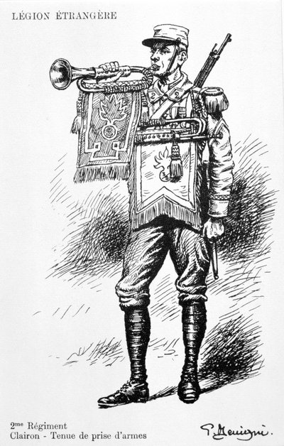 Clairon, 2e Régiment de la Légion étrangère française, 20e siècle - Unbekannt