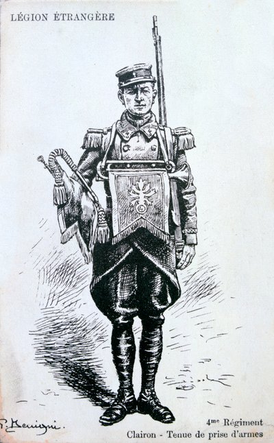 Clairon, 4e régiment de la Légion étrangère française, 20e siècle - Unbekannt