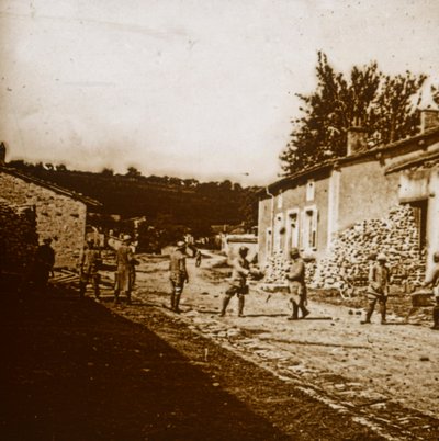 Construction de défenses, vers 1914-1918 - Unbekannt