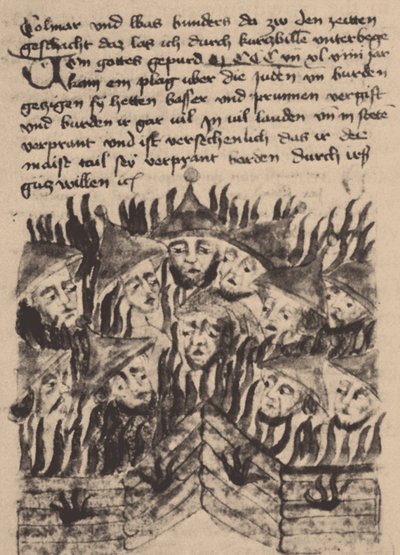Brûlage et massacre des Juifs à Prague - Unbekannt