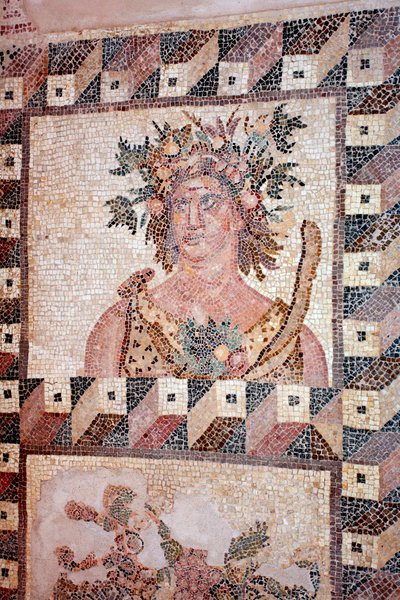Buste du Printemps - Détail du panneau des Quatre Saisons - Unbekannt
