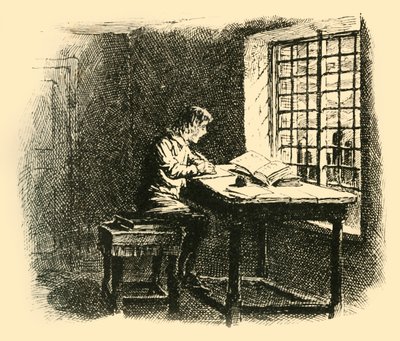 À la lumière de la lune, il commença sa tâche - Unbekannt