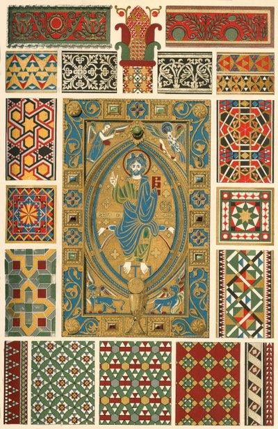 Émail incrusté byzantin, mosaïque de marbre, mosaïque de verre, 1898 - Unbekannt