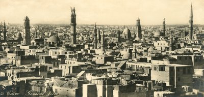 Le Caire - Vue générale, vers 1918-1939 - Unbekannt