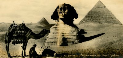 Le Caire - Prière près du Grand Sphinx - Unbekannt