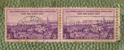 Exposition internationale du Pacifique de Californie - Timbre-poste américain, c1935 - Unbekannt