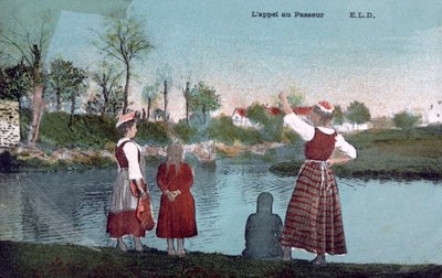Appel au passeur, vers 1900 - Unbekannt