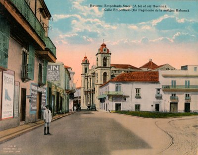 Calle Empedrado, Vieille Havane, Cuba, vers 1920 - Unbekannt