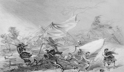 Camp devant Sébastopol - Effets de la tempête effroyable du 14 novembre 1854 - Unbekannt