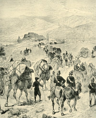Camp du général Roberts à Thal sur la rivière Kuram, 1901 - Unbekannt