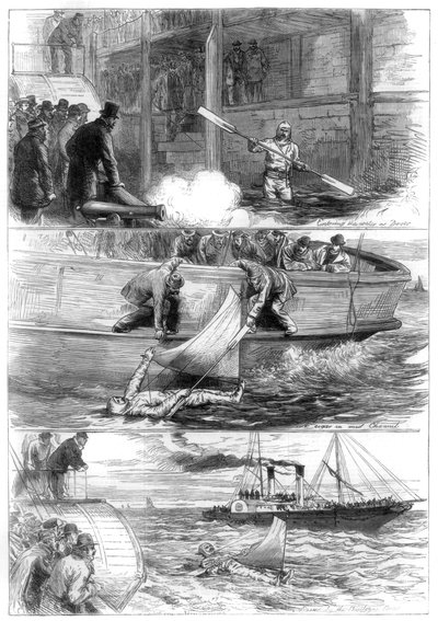 Voyage du capitaine Boyton à travers la Manche, 1875 - Unbekannt