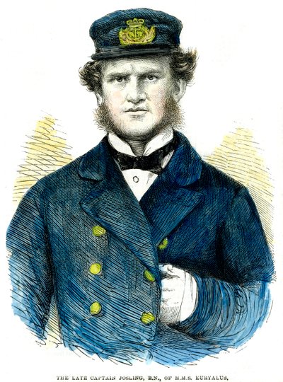 Capitaine Josling, du HMS Euryalus, 1863 - Unbekannt