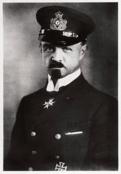 Capitaine Peter Strasser, commandant de la flotte de dirigeables allemande, Première Guerre mondiale, 1916-1918 1933 - Unbekannt