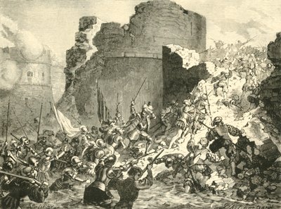 Capture de Calais par les Français sous le duc de Guise, 1558, 1890 - Unbekannt