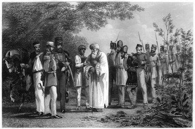 Capture du roi de Delhi par le capitaine Hodson - Unbekannt