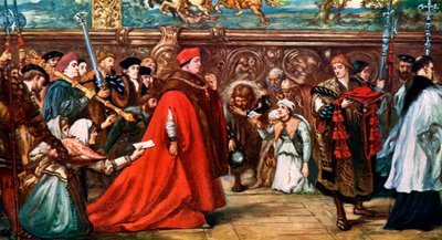 Le Cardinal Wolsey en Procession vers Westminster Hall, 1887, vers 1920 - Unbekannt
