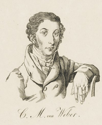Carl Maria von Weber 1786-1826, après 1821 - Unbekannt