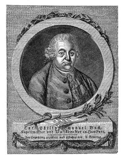 Carl Philipp Emanuel Bach 1714-1788, compositeur et musicien allemand - Unbekannt