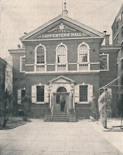 Carpenters Hall, Philadelphie, 1904 - Unbekannt