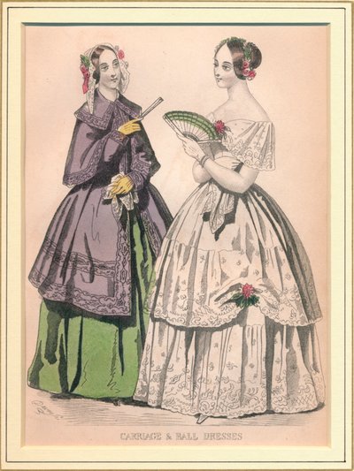 Robes de bal et de carrosse, 19e siècle - Unbekannt