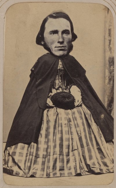 [Album de cartes de visite de portraits collés], 1850s-90s - Unbekannt