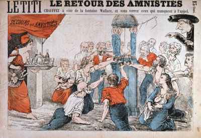 Caricature, Commune de Paris, 1871 - Unbekannt