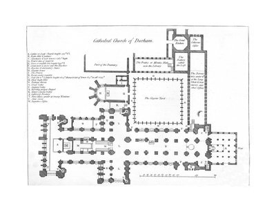 Église cathédrale de Durham, XVIIIe siècle - Unbekannt