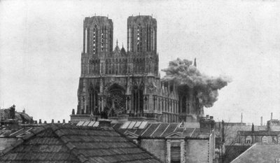 Cathédrale de Reims, Première Guerre mondiale, 19 avril 1917 - Unbekannt