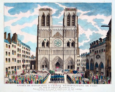 Le culte catholique rendu au peuple français par le 1er Consul Bonaparte, 19ème siècle - Unbekannt