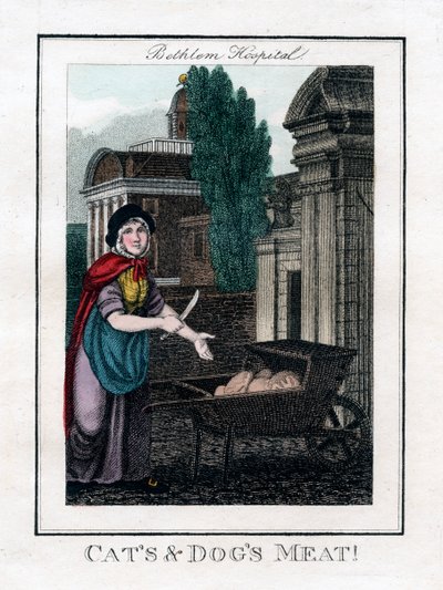 Viande de chats et de chiens!, Hôpital de Bethlem, Londres, 1805 - Unbekannt