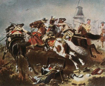 Engagement de cavalerie à Rossbach, 5 novembre 1757, 1936 - Unbekannt