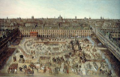 Célébration du contrat de mariage entre Louis XIII et Anne d