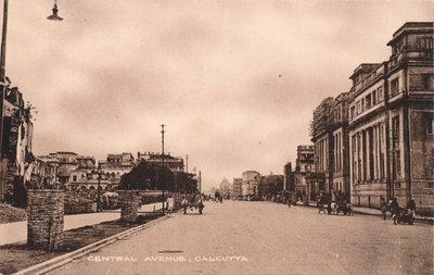 Avenue centrale, Calcutta, c1900 - Unbekannt