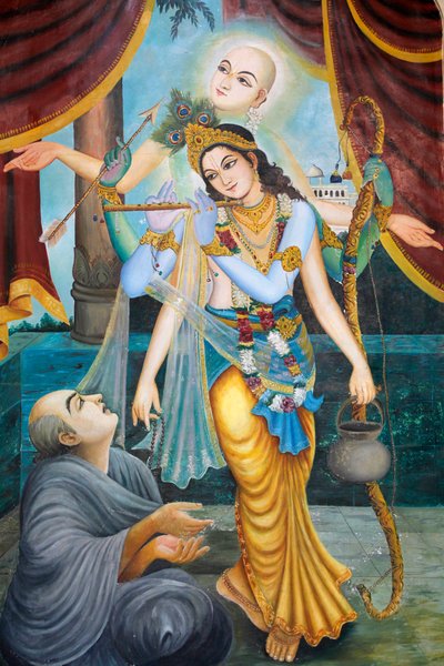 Chaityana Mahaprahbu, un saint vaishnava et réformateur social du 15ème siècle, Vrindavan, Inde - Unbekannt
