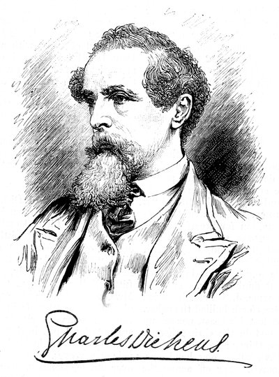 Charles Dickens, romancier et journaliste anglais, vers 1860s - Unbekannt