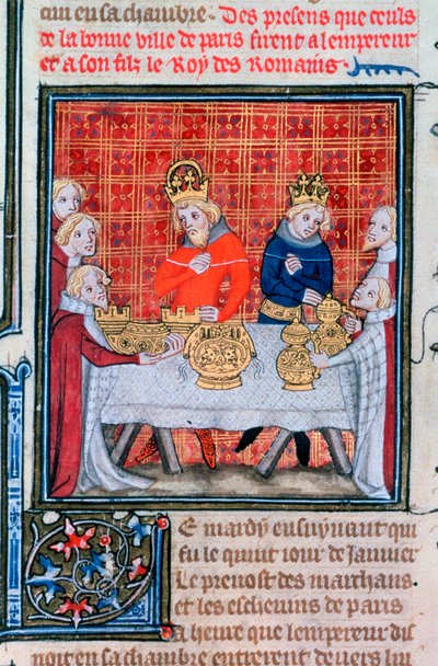 Charles IV recevant des présents - Unbekannt