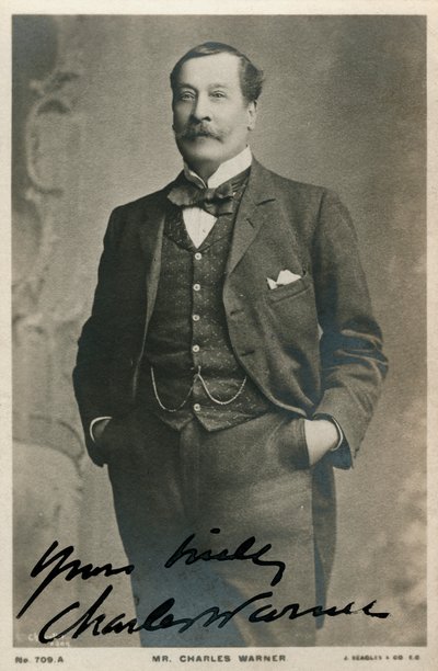 Charles Warner, acteur anglais, vers 1890-vers 1909 - Unbekannt