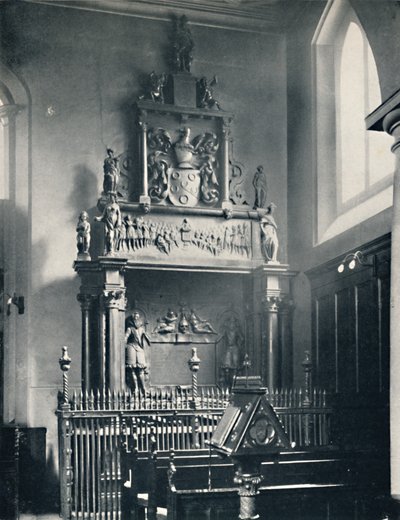Chartreuse. Monument de Thomas Sutton dans la chapelle, 1925 - Unbekannt