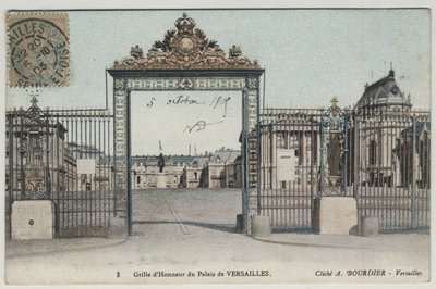Château de Versailles : grille d