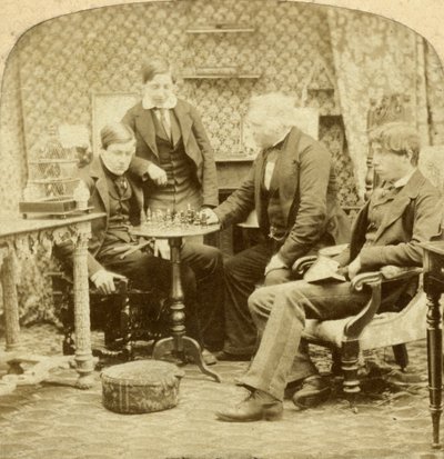 Échecs, années 1850 - Unbekannt